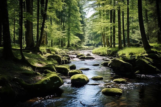 Bescherming van natuurlijke habitats een visuele verbintenis