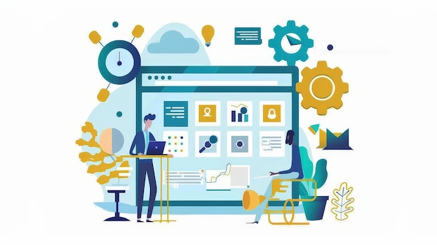 Beschrijf de essentiële hulpmiddelen en software voor het optimaliseren van de productiviteit met een laptop in een kantooromgeving