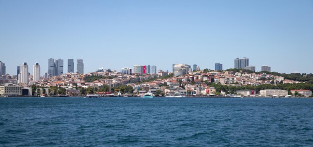 Besiktas District in Istanbul City Turkey