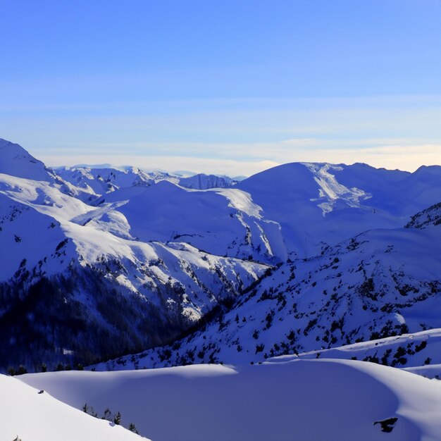 besneeuwde bergen