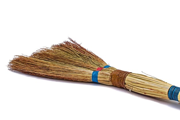  ⁇ 색 배경에 고립된 Besom