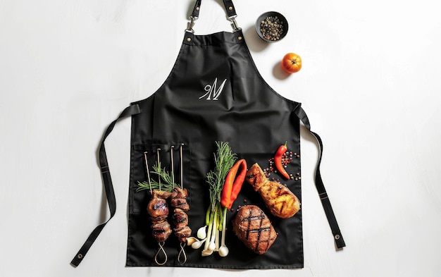 Bespoke BBQ Apron with Individualized Initials