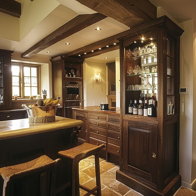 Foto cucina su misura per case di campagna e cottage interior design in stile campagna inglese