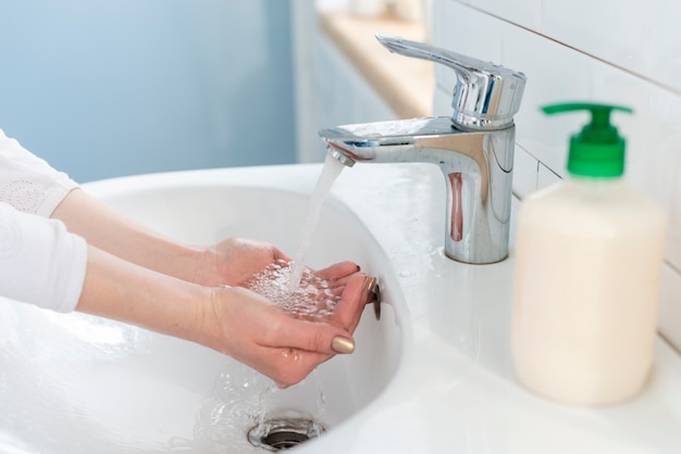 Best antibacterial solution water and soap