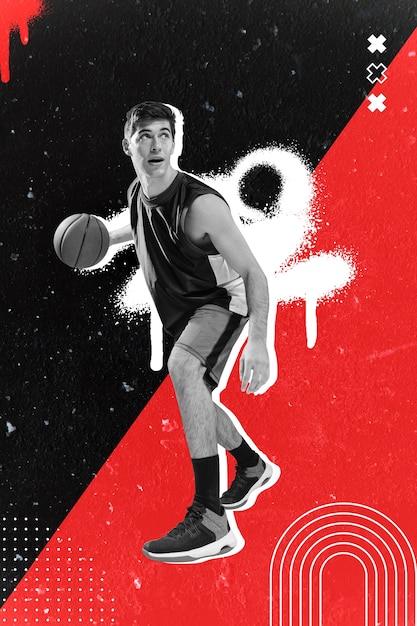 best basketball collage design