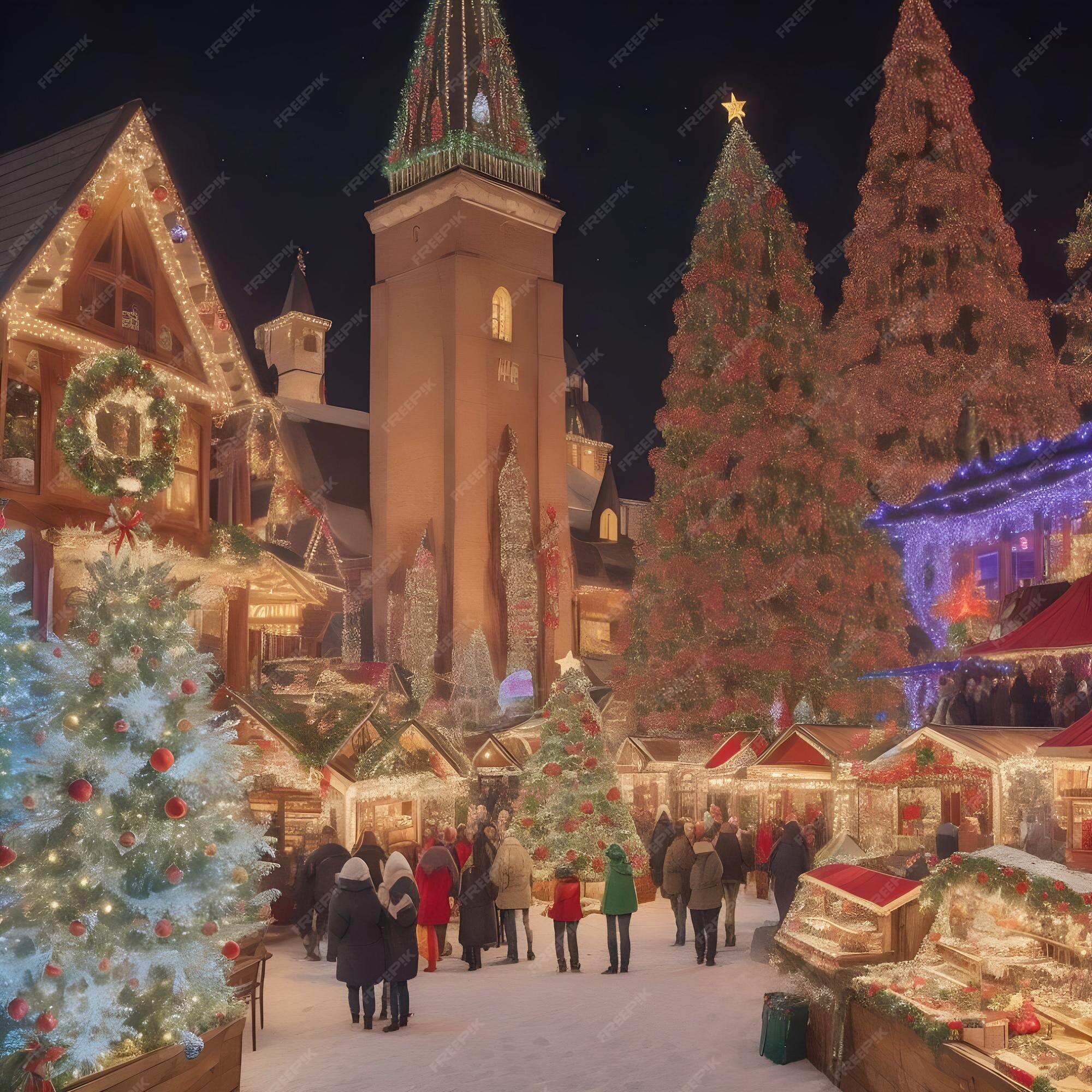 Premium AI Image Best Christmas Markets in the USA New York City