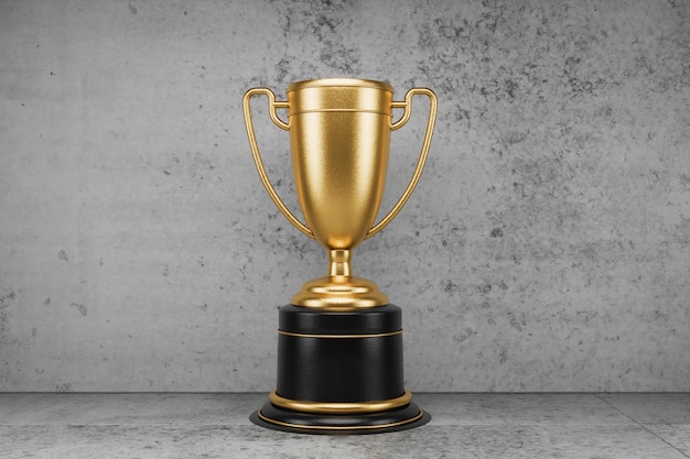 best in class trophy award top performance award winner certificate first place in a computer game winners cup achievements victory goal achievement concept 3d render