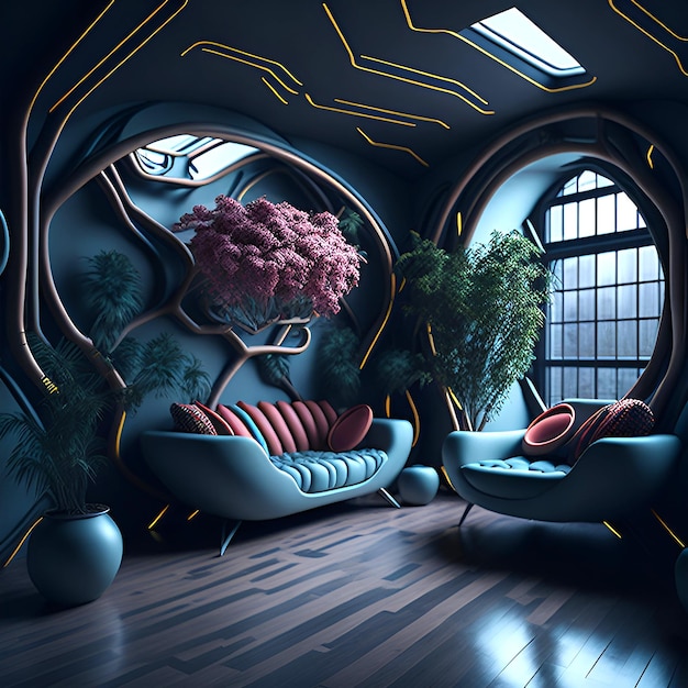 best classic interior design furniture Generative AI