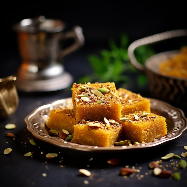 Best delicious sweet of India and Pakistan made with Generative AI