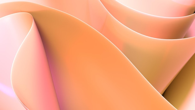 best desktop wallpaper waves win 11 style peach colours