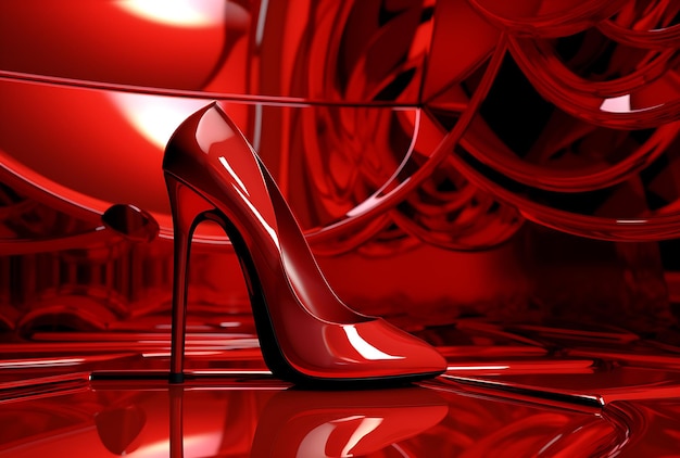 Photo best high heel shoes images generative ai