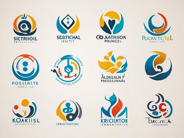 best logo collection Geometric abstract logos Icon design