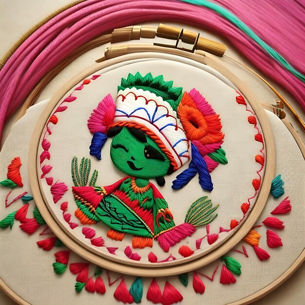 Best mexican embroidery Generative AI