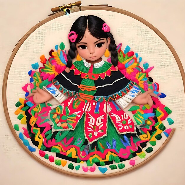 Best mexican embroidery Generative AI