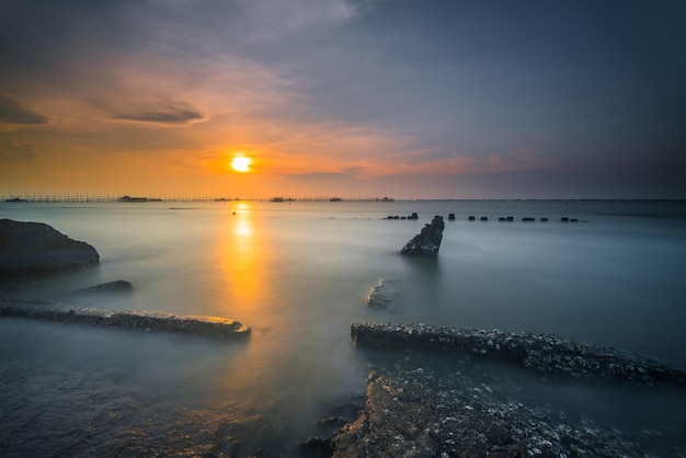 最高の夕日の瞬間