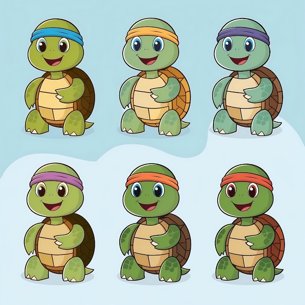 Photo best turtle cartoon character images
