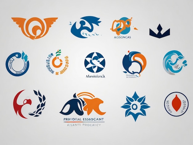 beste logo collectie Geometrische abstracte logo's Icon design