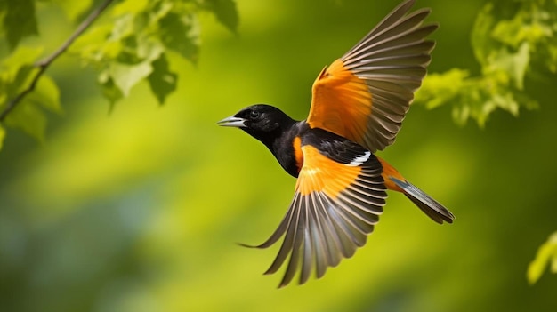 bestie m baltimore oriole male in flight fafbbdb ab c ff dbca