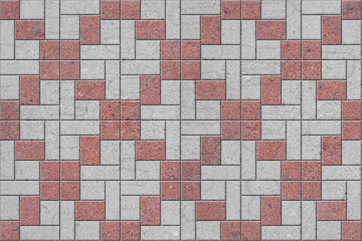 Bestratingsrechthoeken van verschillende kleuren