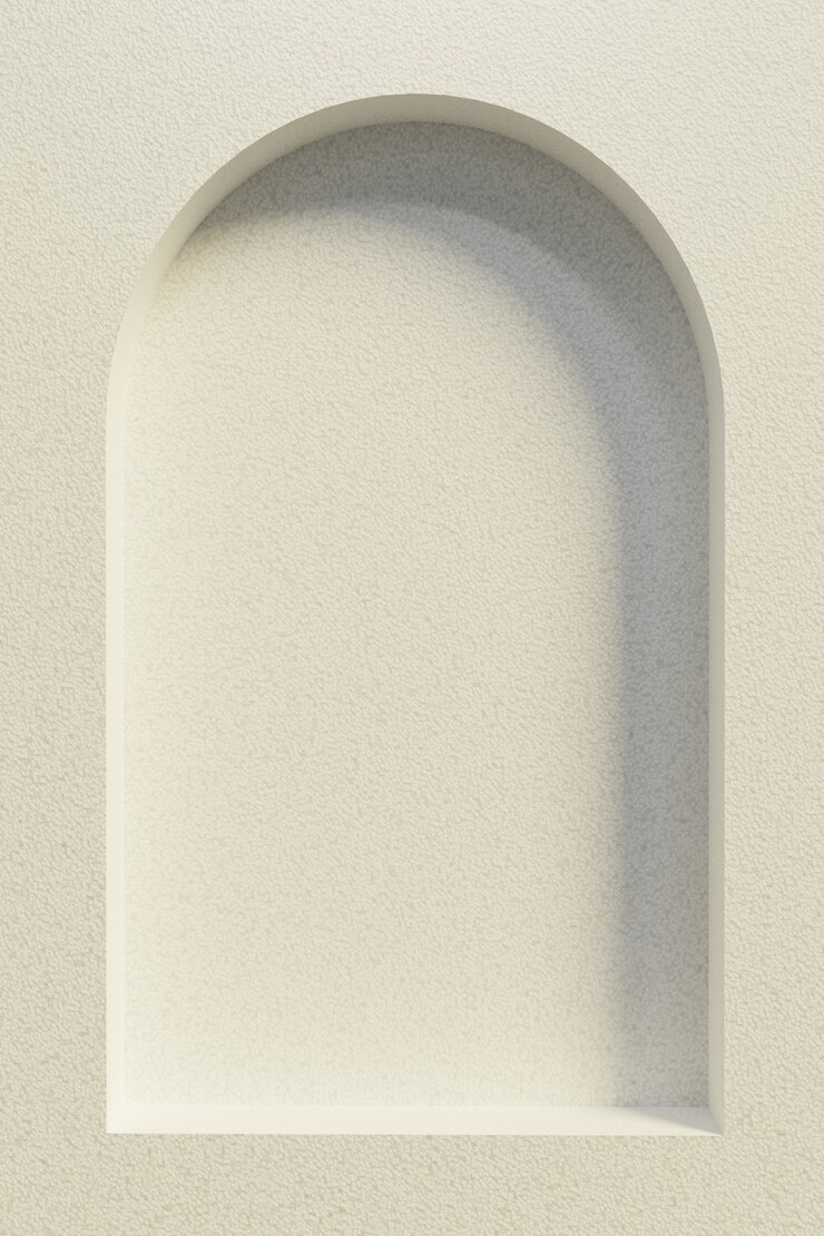 Foto betonnen muur. productweergave. 3d-rendering