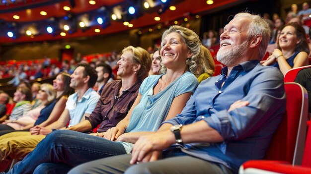 Betoverd publiek op een concert