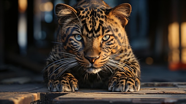 Betoverende Aziatische luipaard Boeiende natuurfotografie in zijn natuurlijke habitat