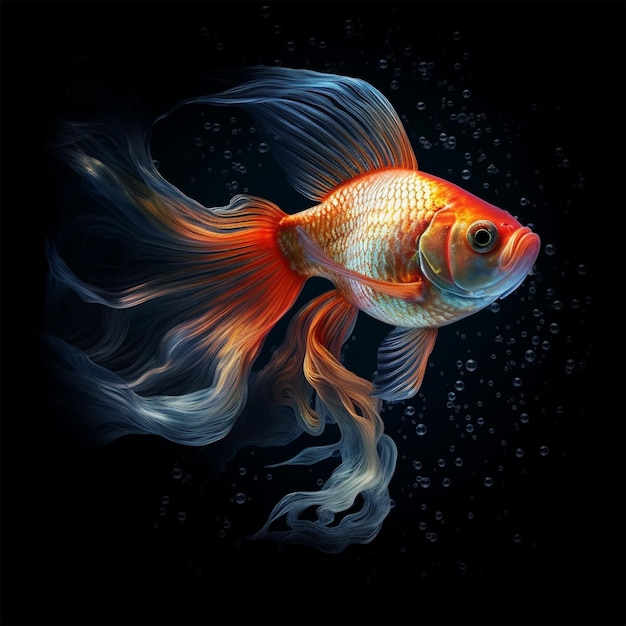 Бойцовая рыбка Красочная боевая сиамская рыбка с красивой