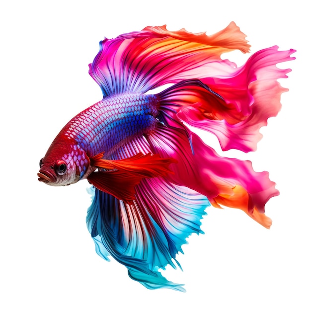 Premium Photo  Betta fish with rainbow color