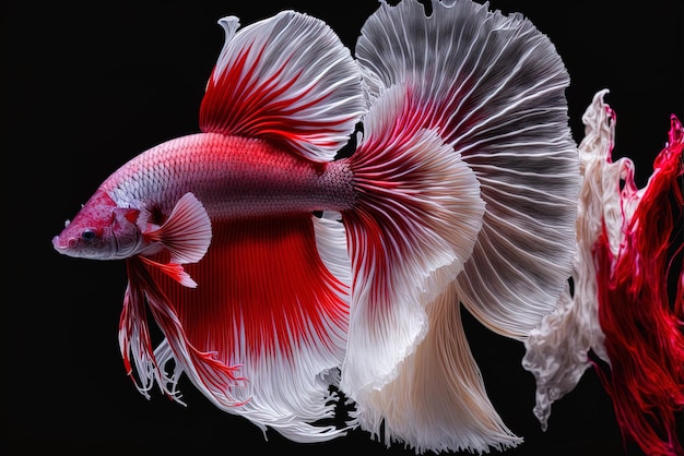 The betta splendens also known as the siamese fighting fish or the plakat in Thai