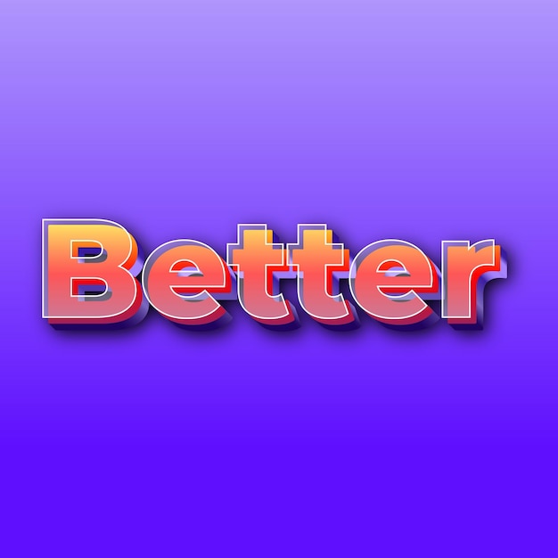 BetterText 効果 JPG グラデーション紫色の背景カード写真