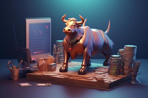 Beurs illustratie 3d