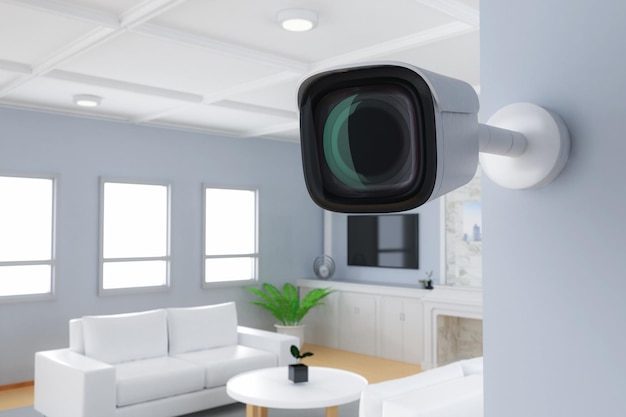 Beveiligingscamera of cctv-camera voor huisbeveiliging