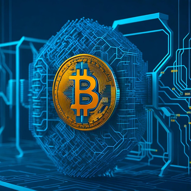 Beveiligingsverbindingen worden geblokkeerd door Bitcoin Digital gegenereerd door AI