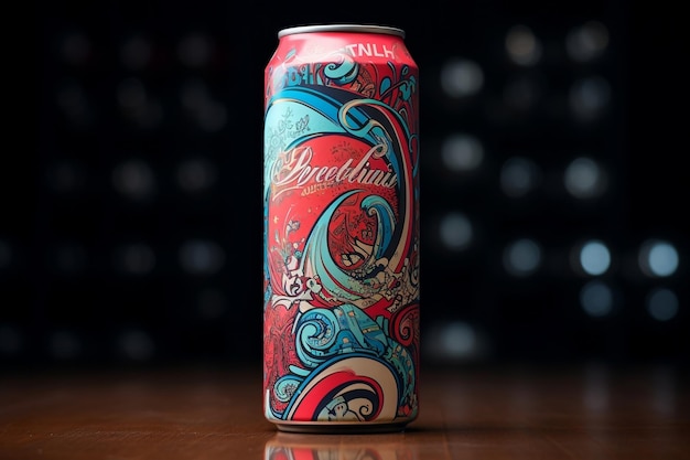 Beverage Can in Different Designs Generative AI