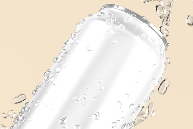 飲み物モックアップ 食品飲み物製品 透明なデザイン