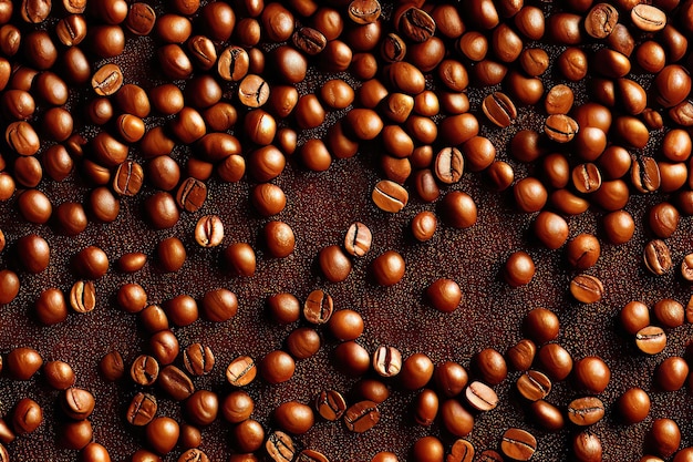 BeverageReady Coffee Beans in a Photo Generative AI