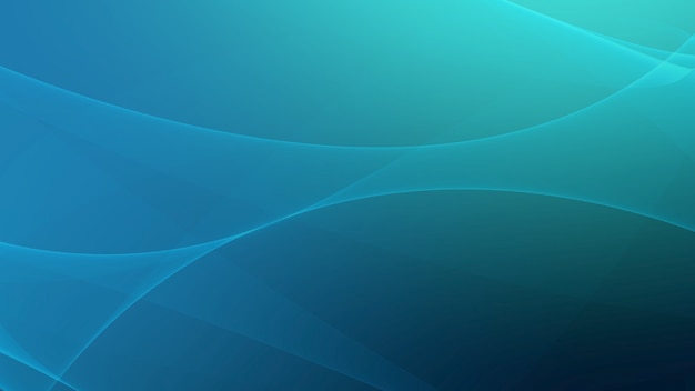 Beweging blauwe en groene lijnen, abstracte achtergrond
