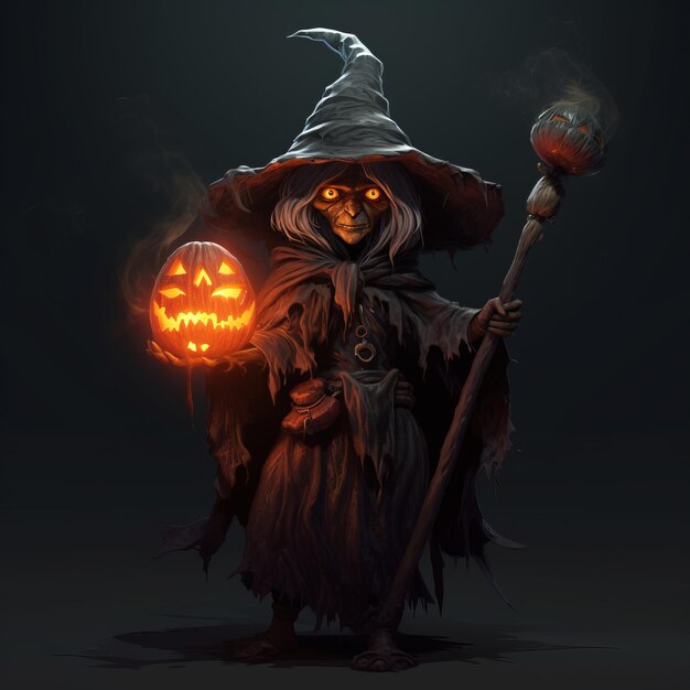 The Bewitching Halfling A Pumpkinthemed DD Character