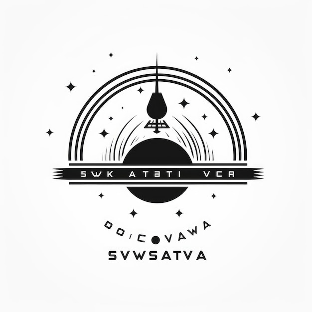 Beyond Time and Borders Unveiling an Iconic Sovietwaveinspired Space Agency Logo