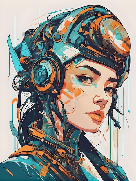 Beyond Tomorrow Portraits of Cyberpunk Elegance