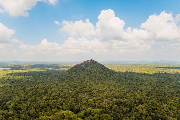 Bezienswaardigheden op de top van Sigiriya.