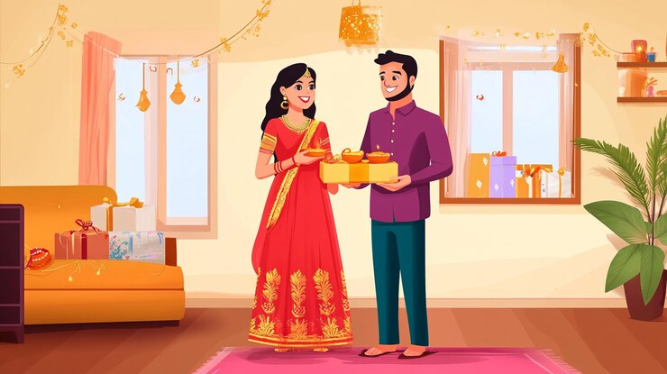 फोटो a bhai dooj iillustration