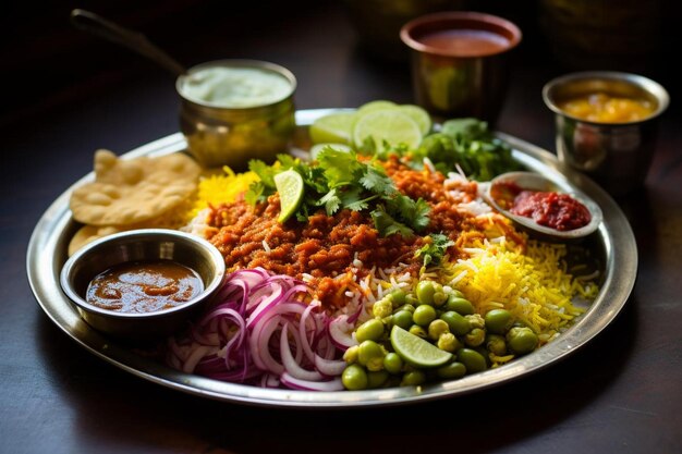 Bhel Puri Platter Street Food Joy Best fast food Bhel Puri image photography