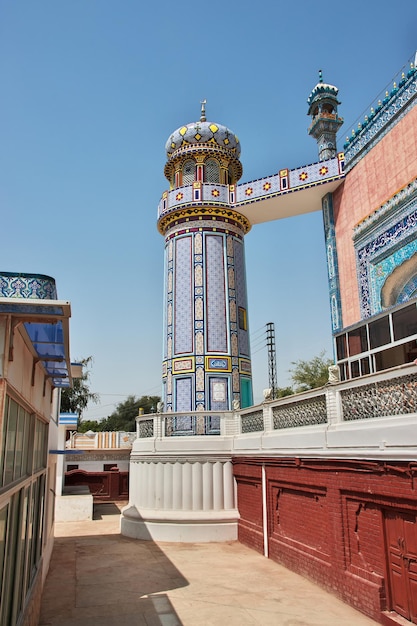 Bhong-moskee in het dorp Bhong Rahim Yar Khan, provincie Punjab, Pakistan