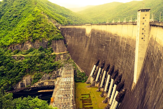 Bhumibol dam Thailand.