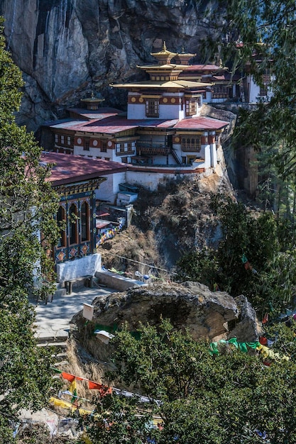 Photo bhutanese temple