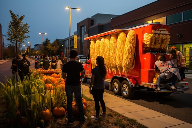 Photo bhutta bash indian corn carnival