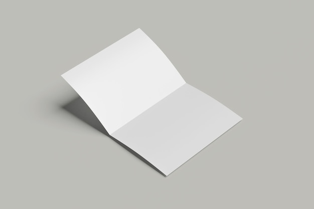 Bi-fold Brochure Mockup Blanco