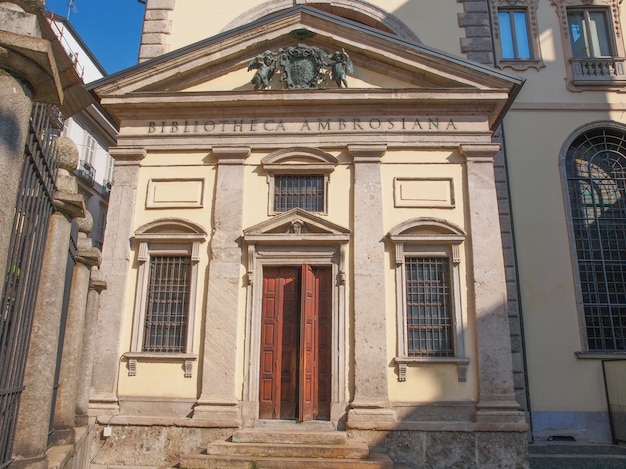 Biblioteca ambrosiana, milano