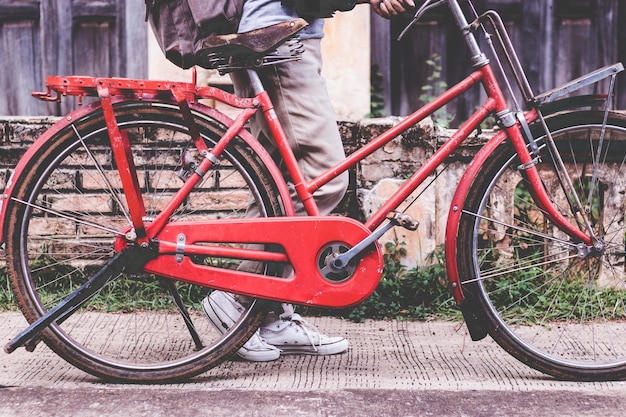 Photo bicycle in city